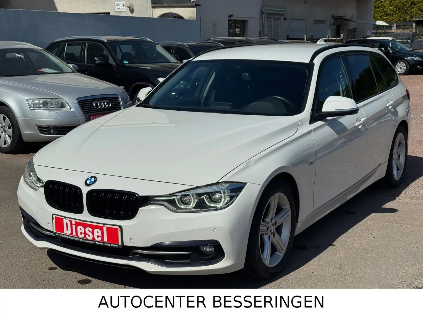 BMW 320 d Touring Sport Line * LED * NAVI * EURO 6 * Wit - 1