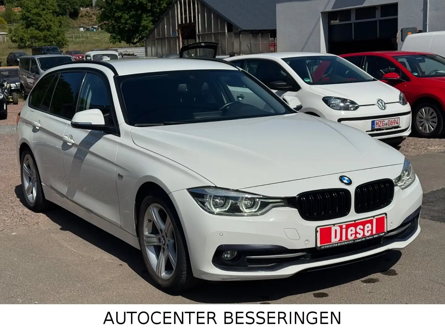 BMW 320 d Touring Sport Line * LED * NAVI * EURO 6 * Wit - 2