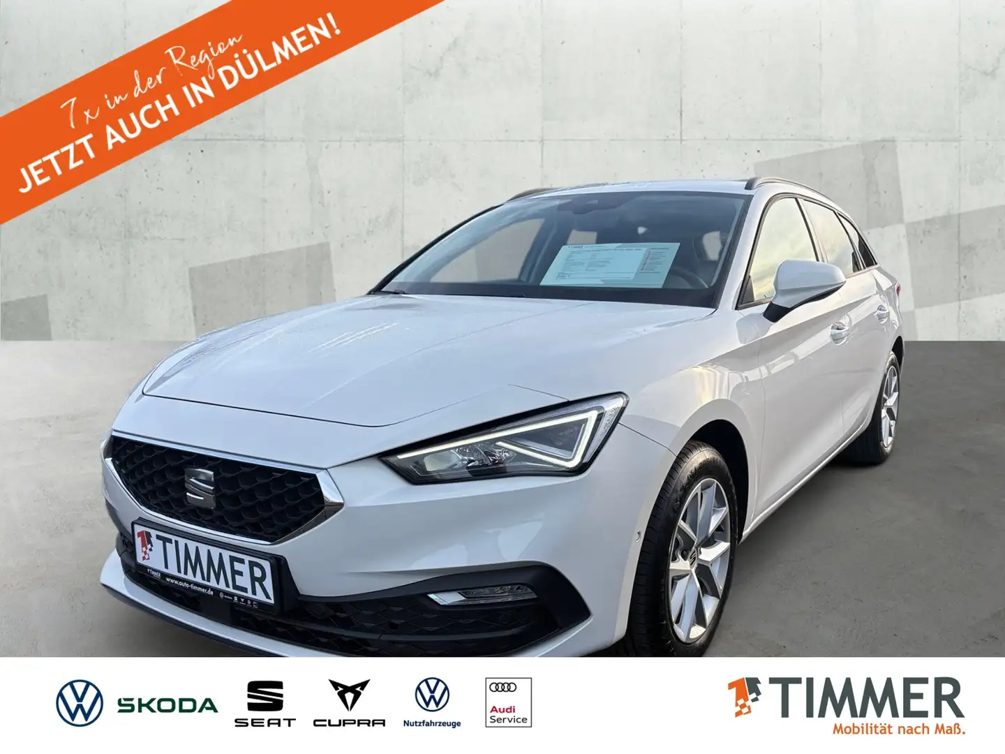 SEAT Leon SP 2.0 TDI DSG STYLE +LED +ACC +NAVI +SHZ +ALU +D Weiß - 1