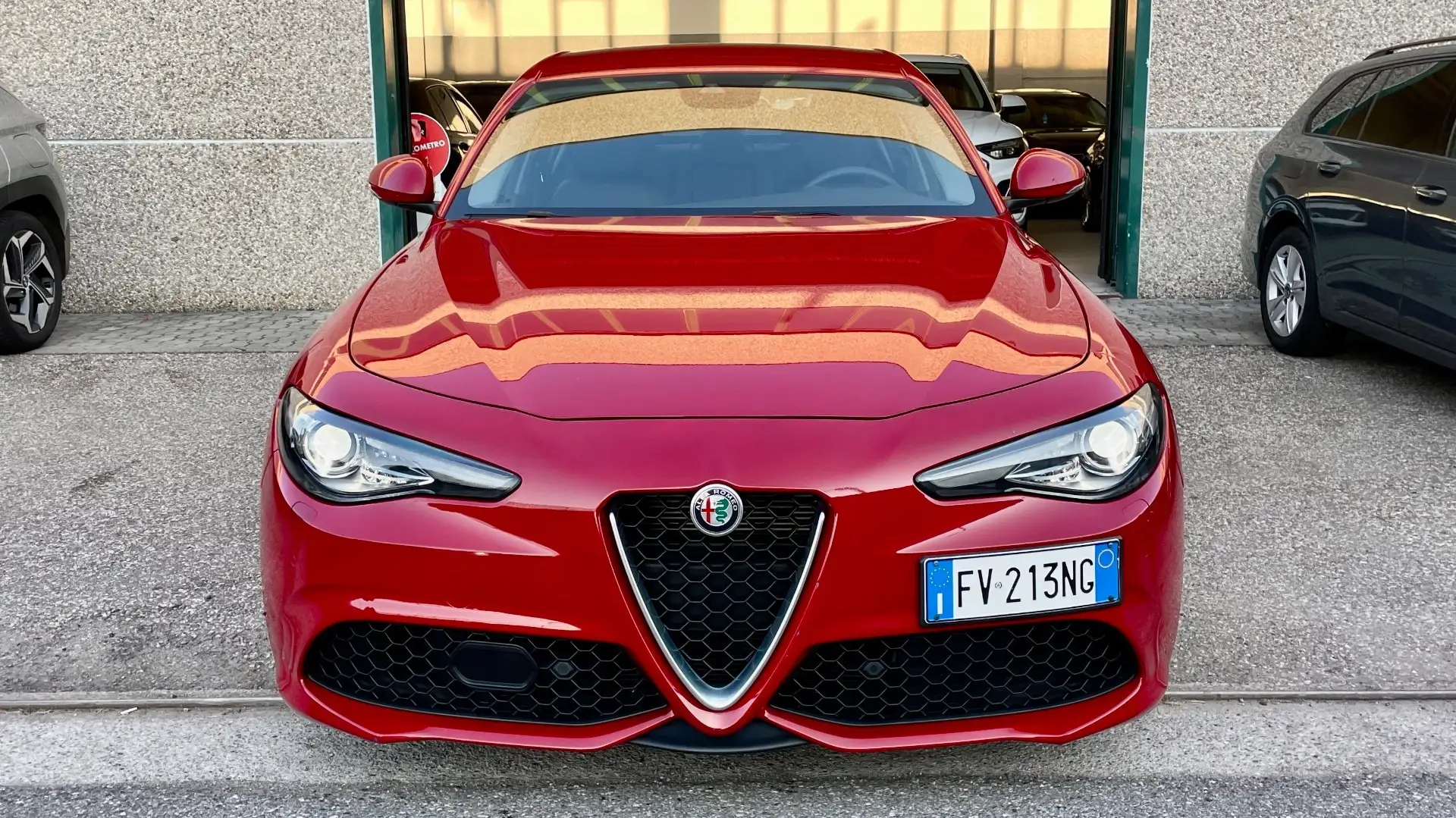 Alfa Romeo Giulia ALFA ROMEO GIULIA 2.2 Q4 VELOCE TURBODIESEL 210CV Rosso - 2