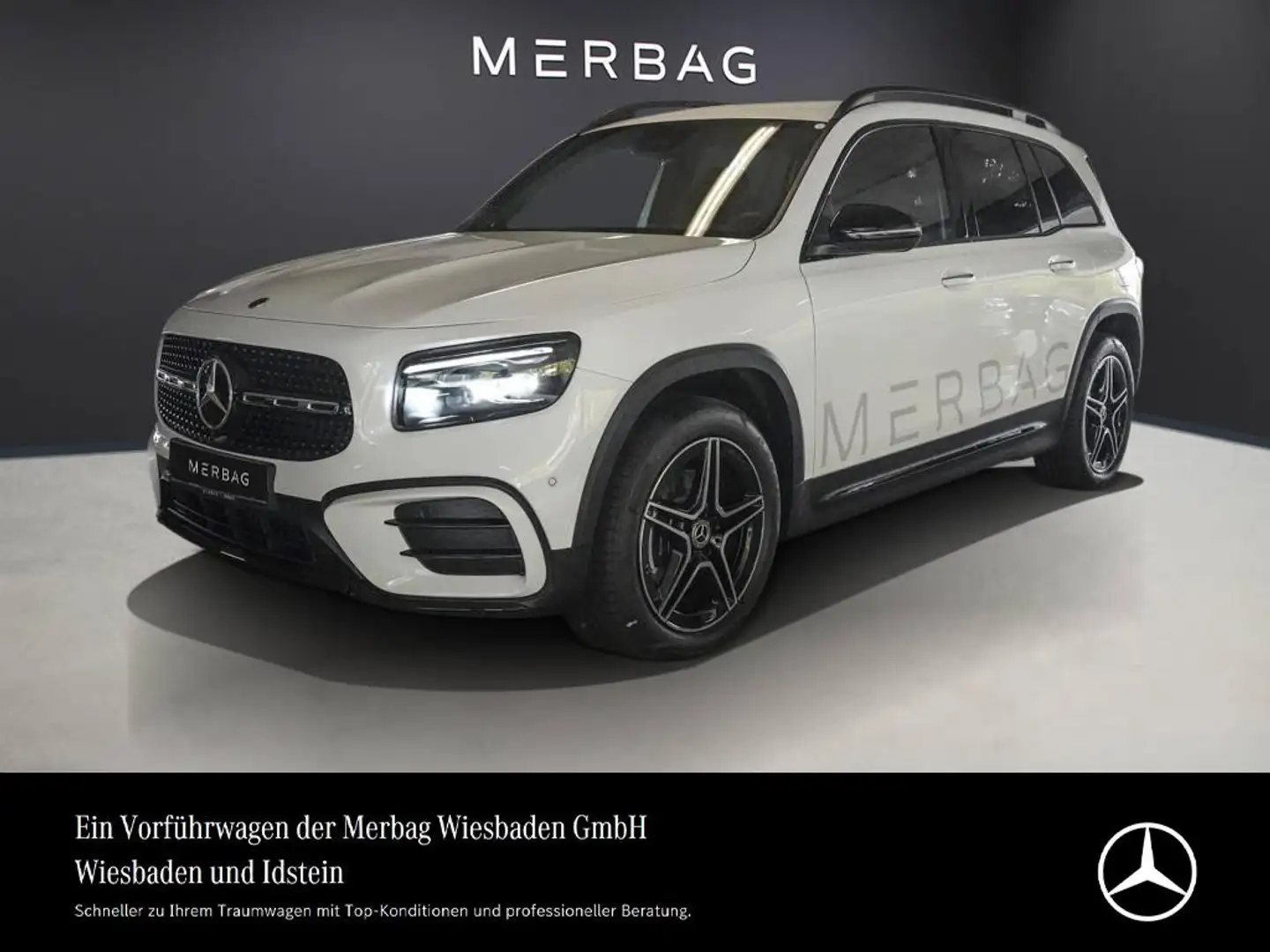Mercedes-Benz GLB 200 AMG-NIGHT-KEYLESS-AHK-MEMORY-UVP 60.000,- Weiß - 1