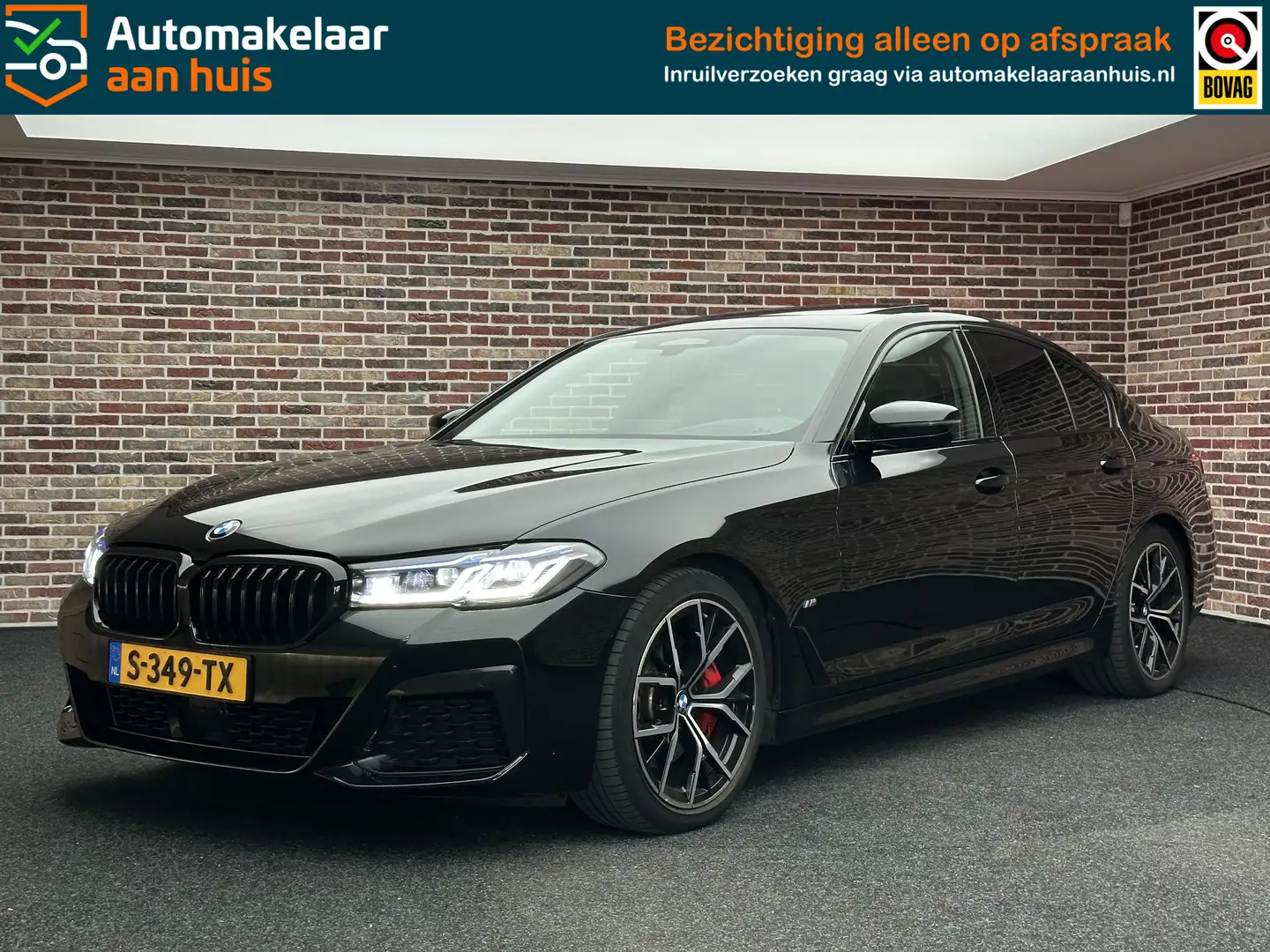 BMW 540 5-serie 540i High Executive Edition M-Sport| Dak| Zwart - 1