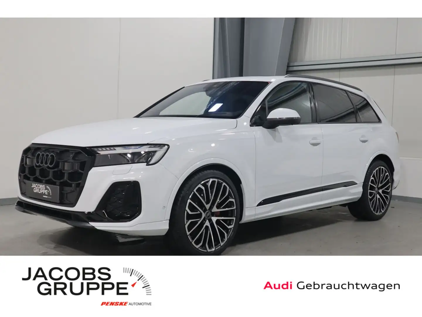 Audi Q7 SUV S line 50 TDI quattro Pano/AHK/ARL/Massage/HUD Weiß - 1