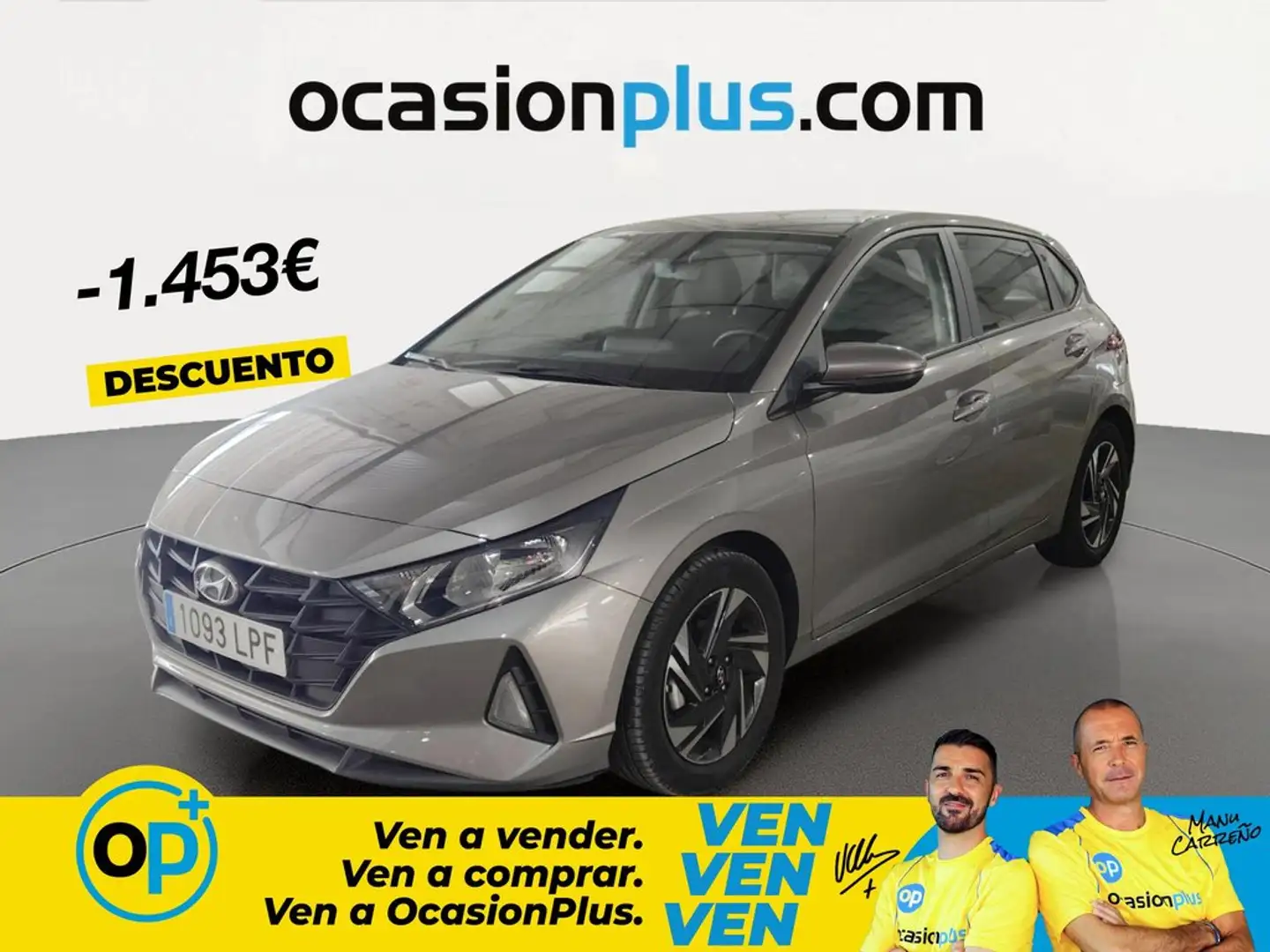 Hyundai i20 1.2 MPI Klass Gris - 1