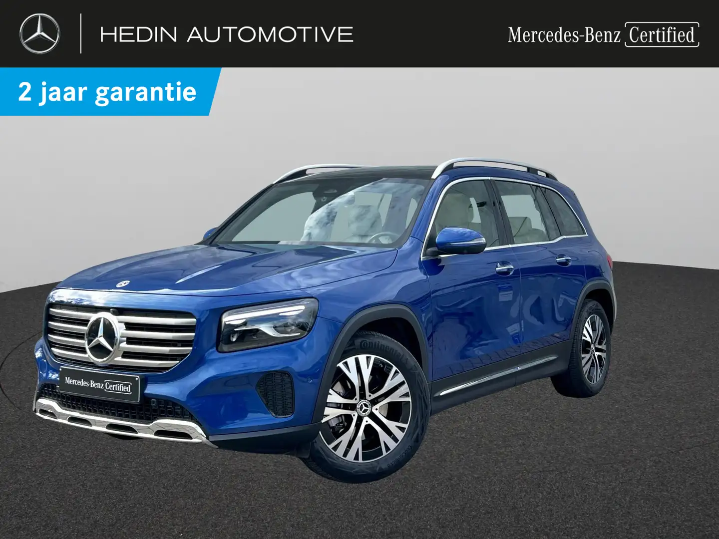 Mercedes-Benz GLB 180 Luxury Line | Panoramisch dak | Trekhaak | Verwarm Bleu - 1