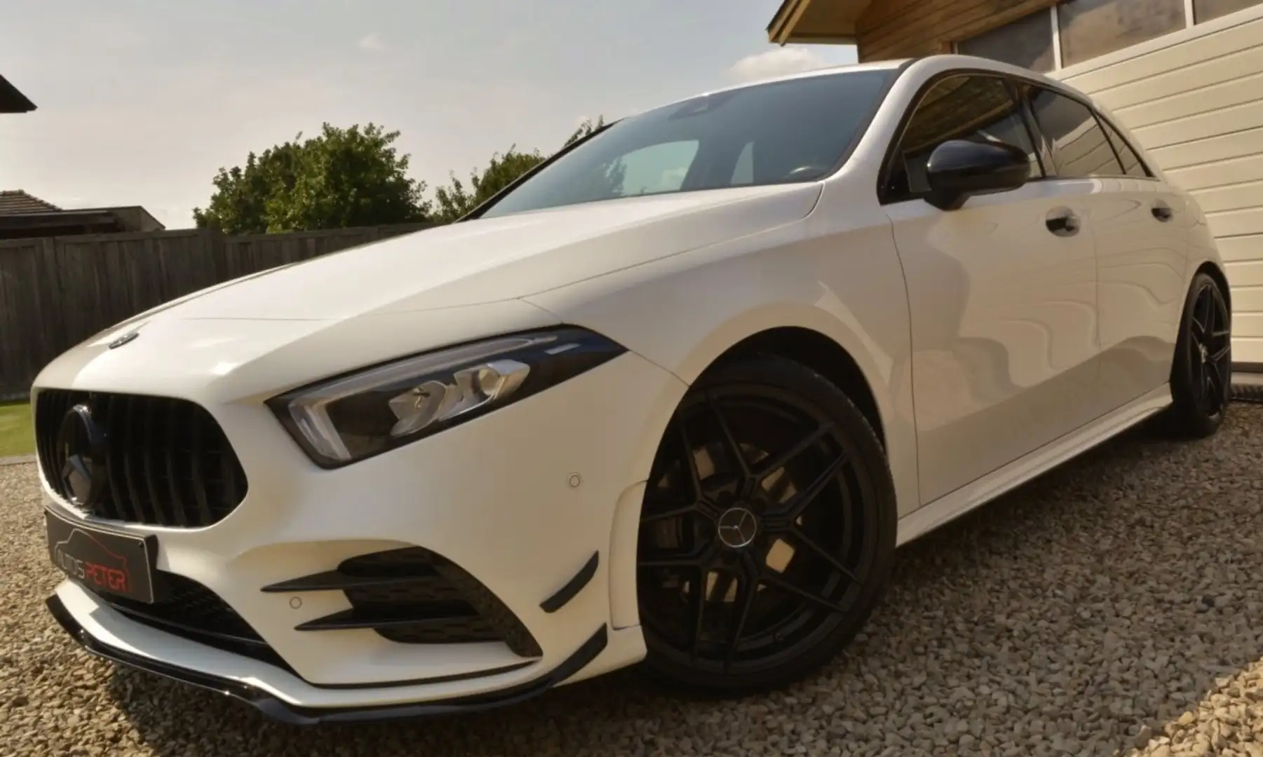 Mercedes-Benz A 200 AMG 7G-DCT LOOK A45 !!"LED'S-GPS-LEDER-WIDESCREEN" Blanc - 2