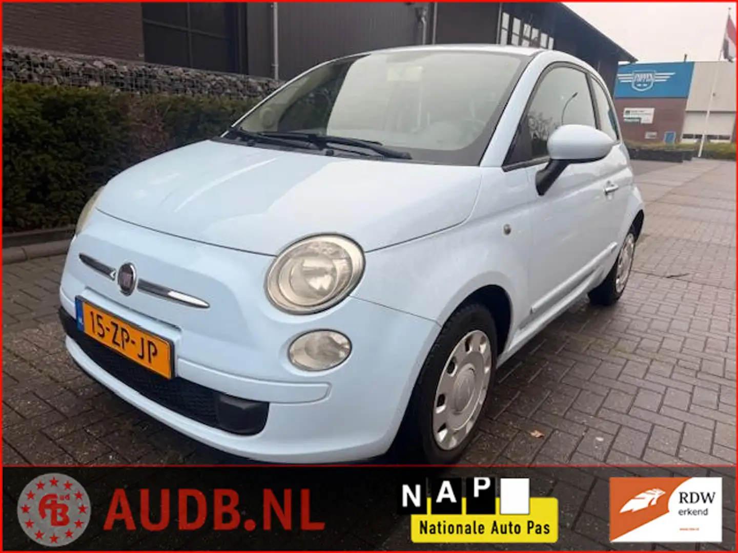 Fiat 500 1.2 Pop | AIRCO| NWE.APK| NWE.DISTR.RIEM | Blau - 1