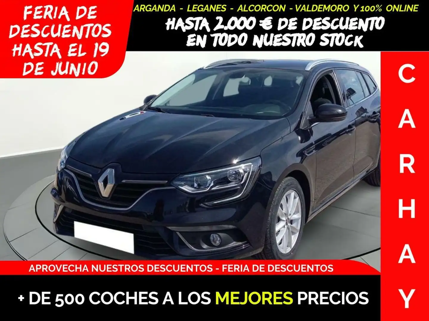 Renault Megane GRAND TOUR 1.5 BLUE DCI CORPORATE EDITIO Negro - 1
