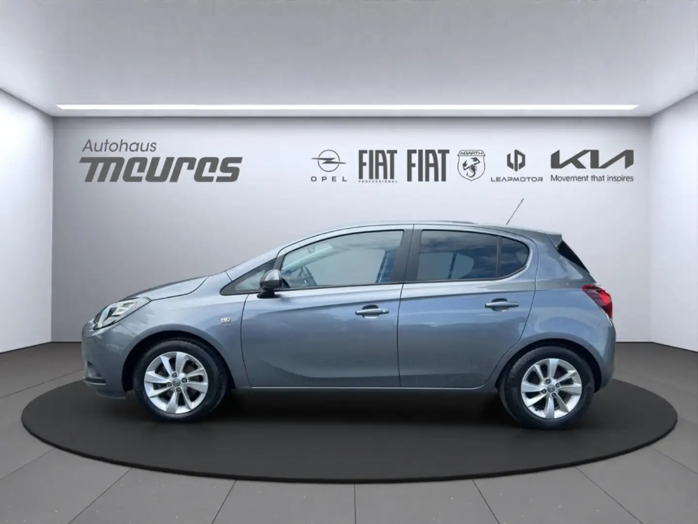 Opel Corsa E Active 1.2 PDC SHZ Klima NSW Lederlenkrad USB BT Grau - 2