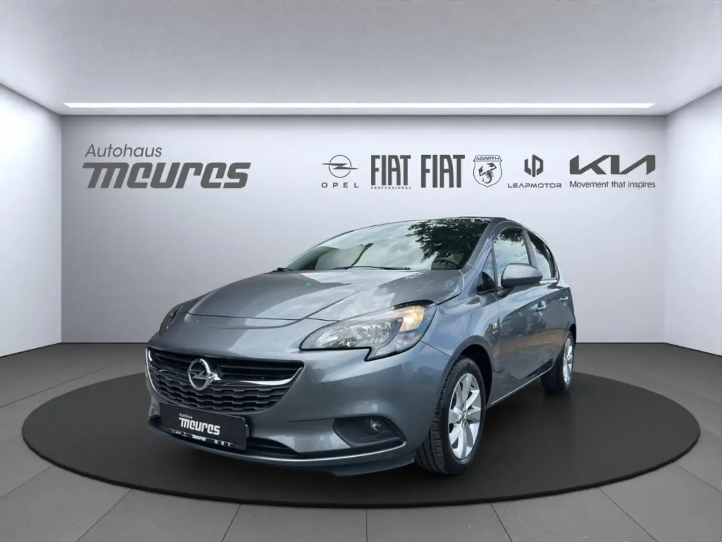 Opel Corsa E Active 1.2 PDC SHZ Klima NSW Lederlenkrad USB BT Grau - 1