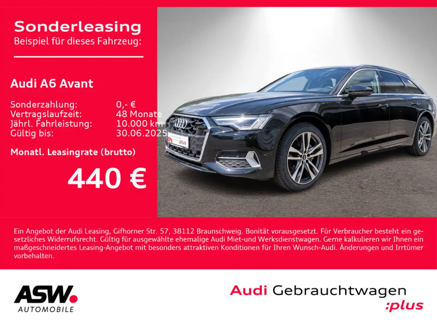 Audi A6 advanced 40TDI quattro Navi Matrix AHK Schwarz - 1