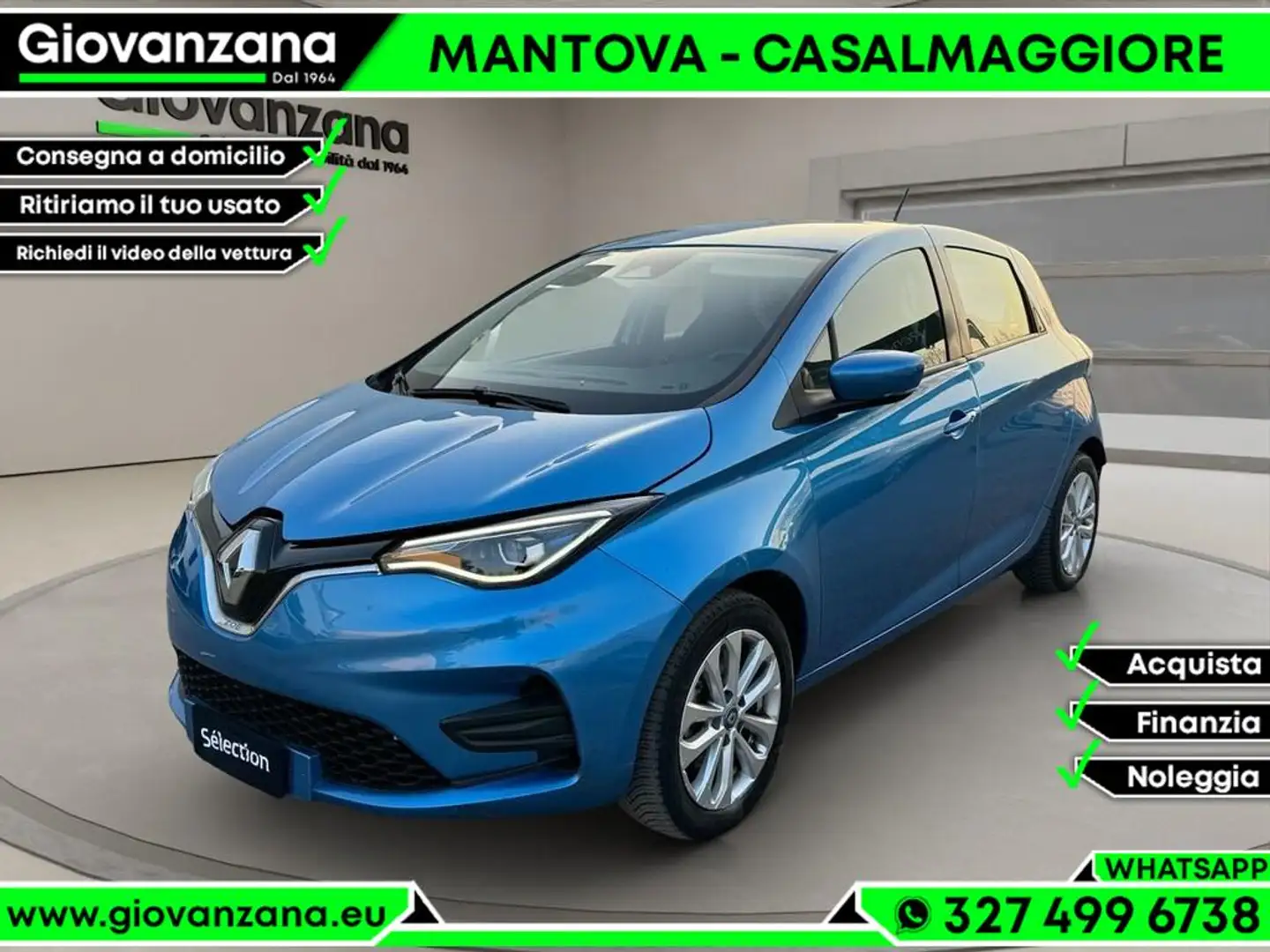 Renault ZOE Zoe Zen R135 Flex NEOPATENTATI Blau - 1