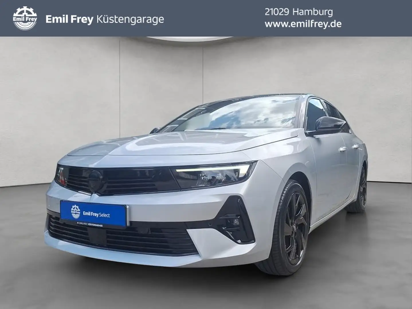 Opel Astra Sports Tourer 1.2 Turbo Automatik GS AHK G Grijs - 1