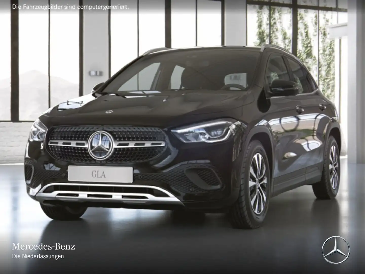 Mercedes-Benz GLA 180 d STYLE+LED+8G Schwarz - 2