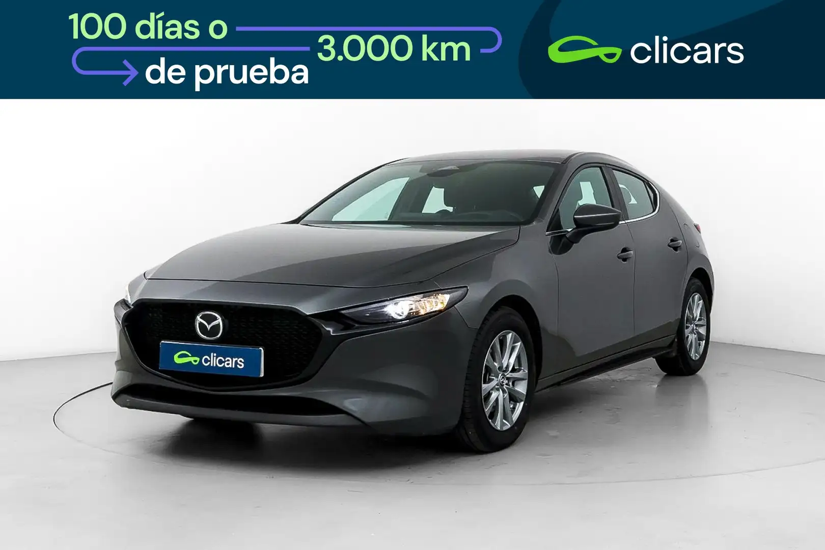 Mazda 3 2.5 e-Skyactiv-G Prime-line Aut. 103kW Gris - 1