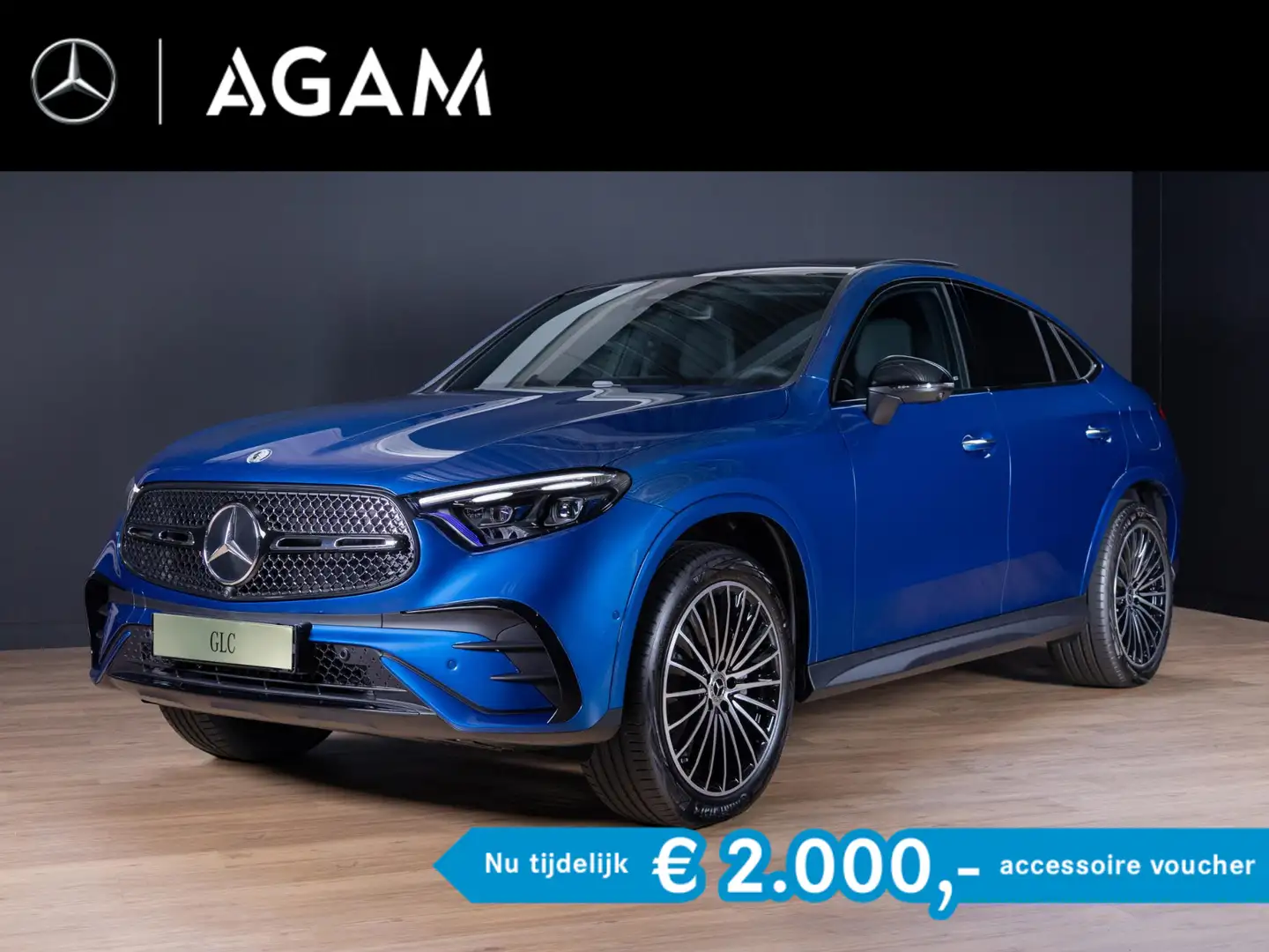 Mercedes-Benz GLC 400 Coupé 400e 4MATIC Sport Edition Blauw - 1