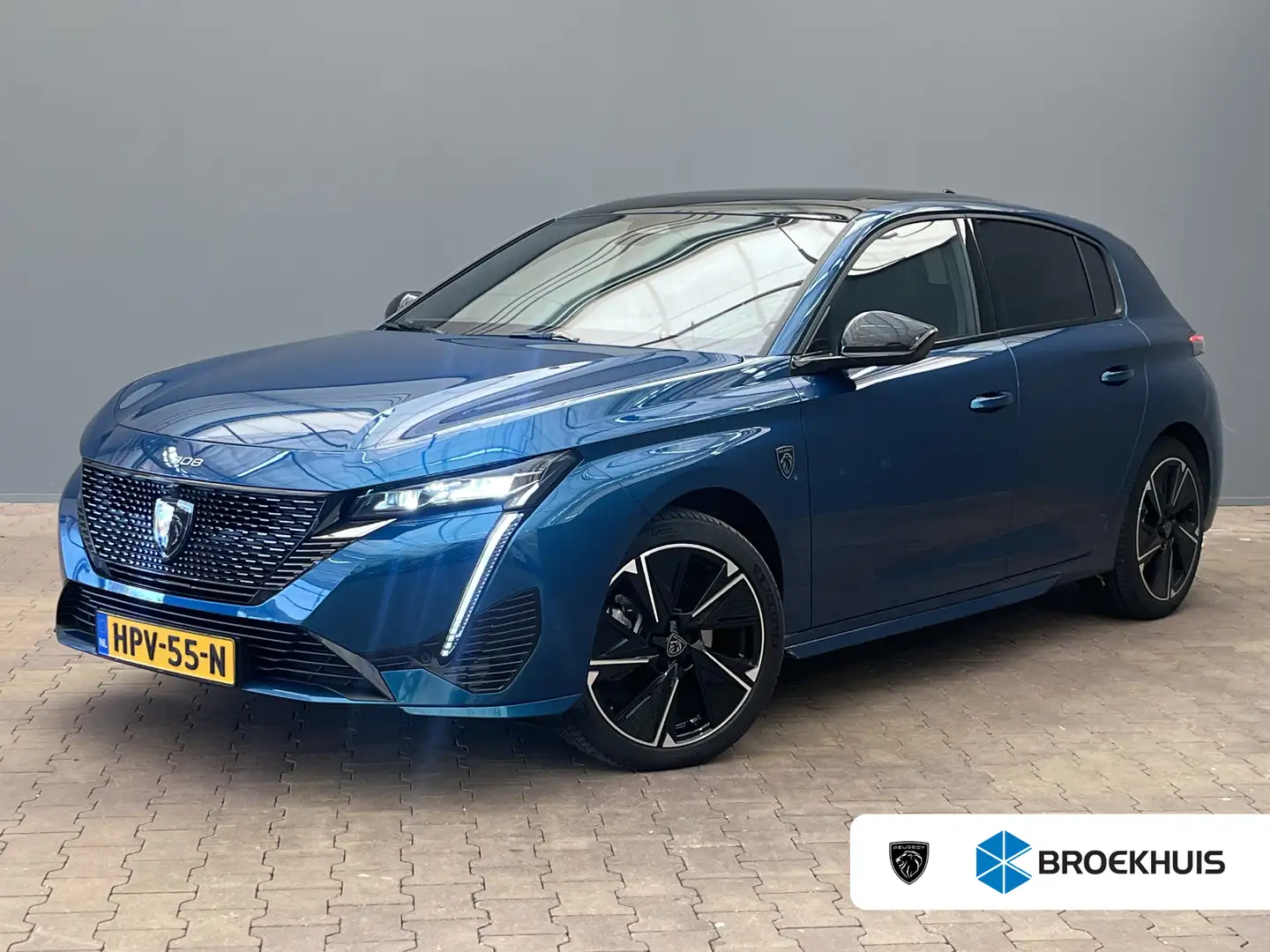 Peugeot 308 e-308 GT Avantage EV 54 kWh Warmtepomp | Panoramad Blauw - 1