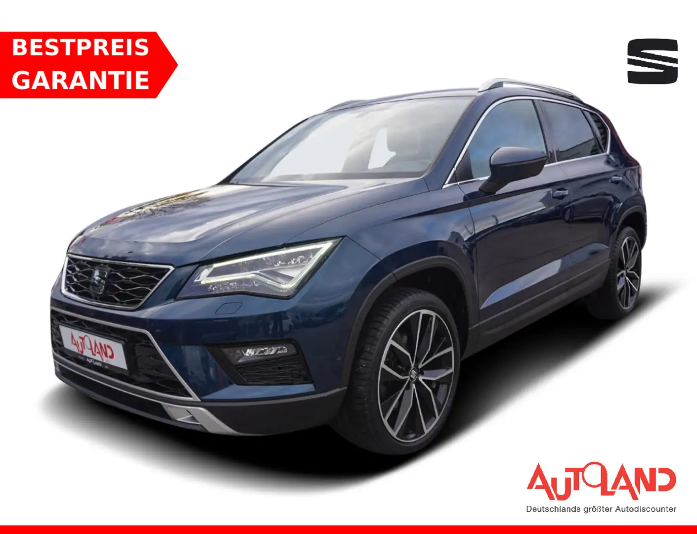 SEAT Ateca 1.5 Xcellence Sitzheizung LED Navi Kamera Blau - 1