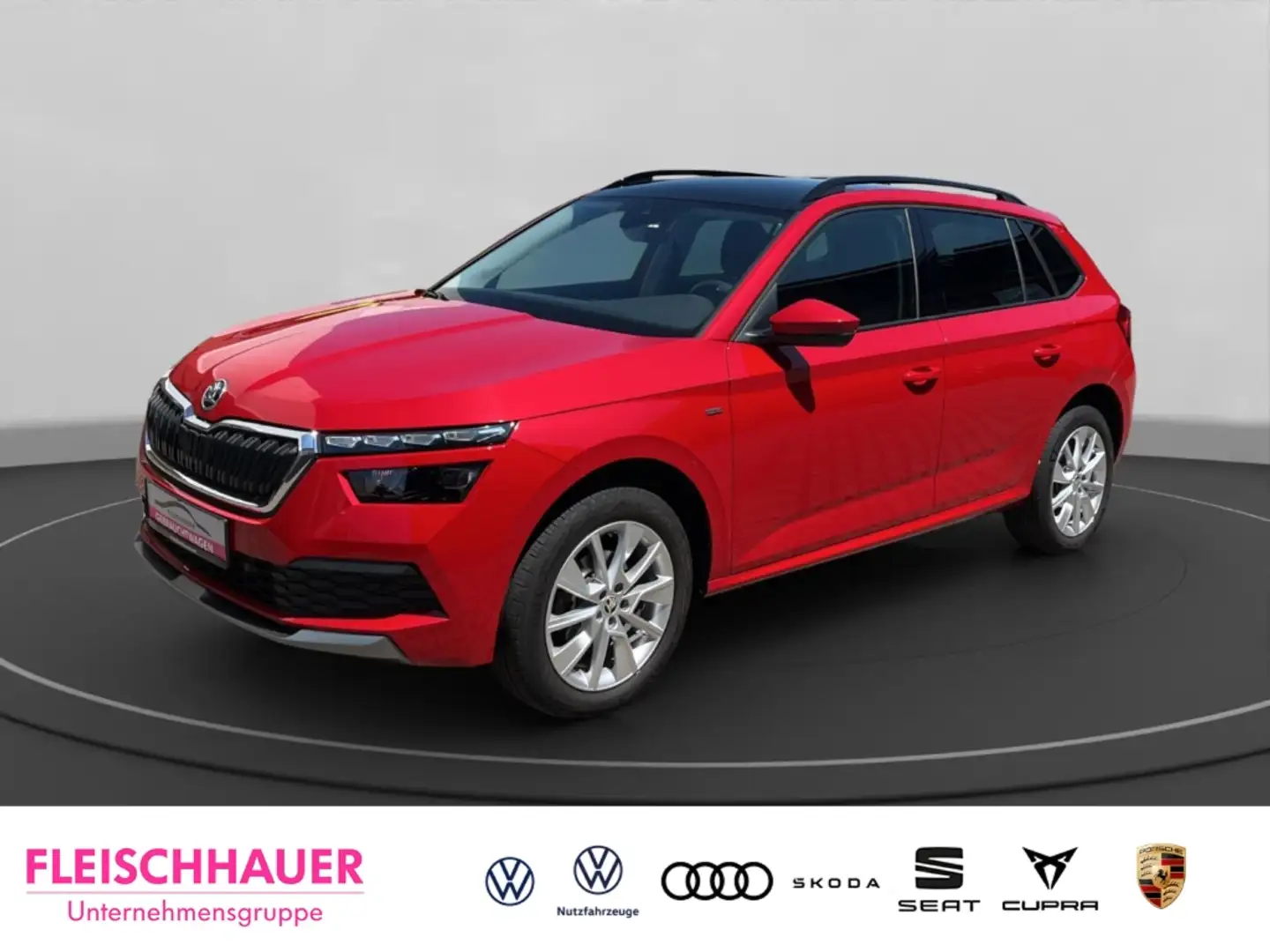 Skoda Kamiq Clever 1.5 TSI Navi Panorama Rückfahrkamera Rot - 1