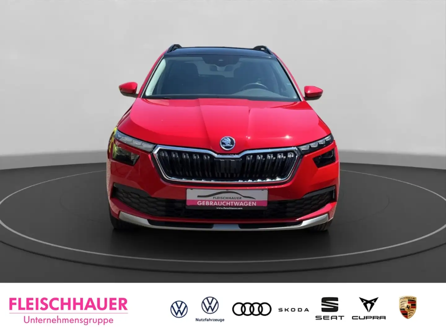 Skoda Kamiq Clever 1.5 TSI Navi Panorama Rückfahrkamera Rot - 2