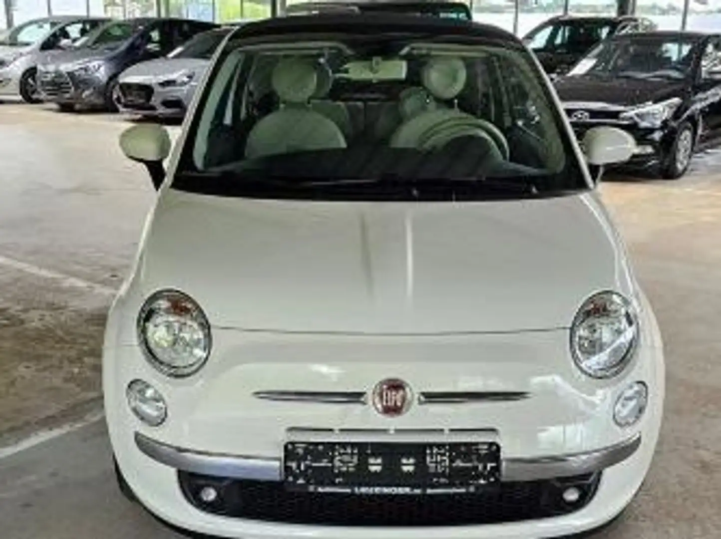 Fiat 500C 1,2i 500 Lounge Weiß - 2