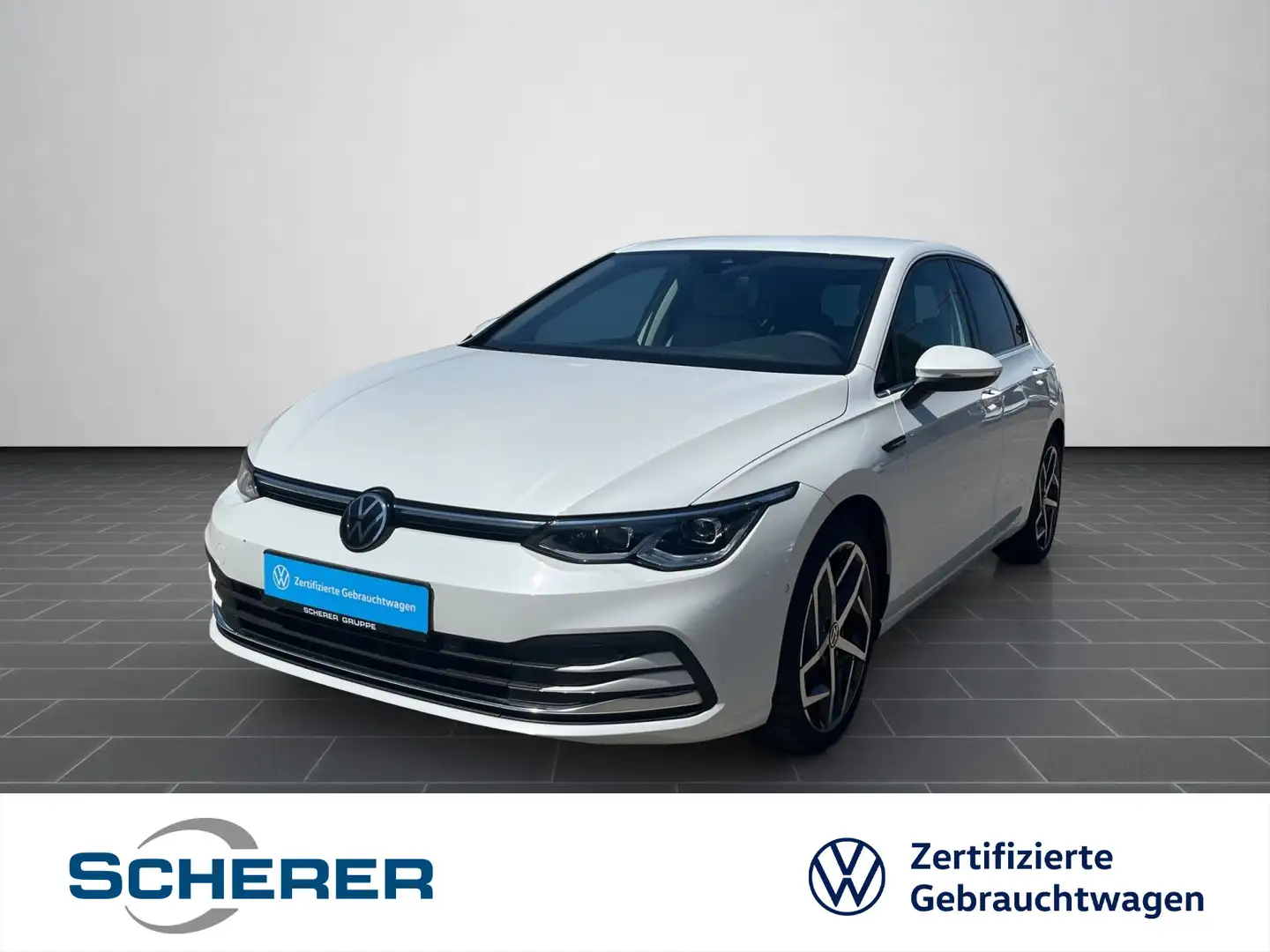 Volkswagen Golf VIII 1.5 TSI Style NAVI RFK MATRIX-LED SHZ Blanc - 1