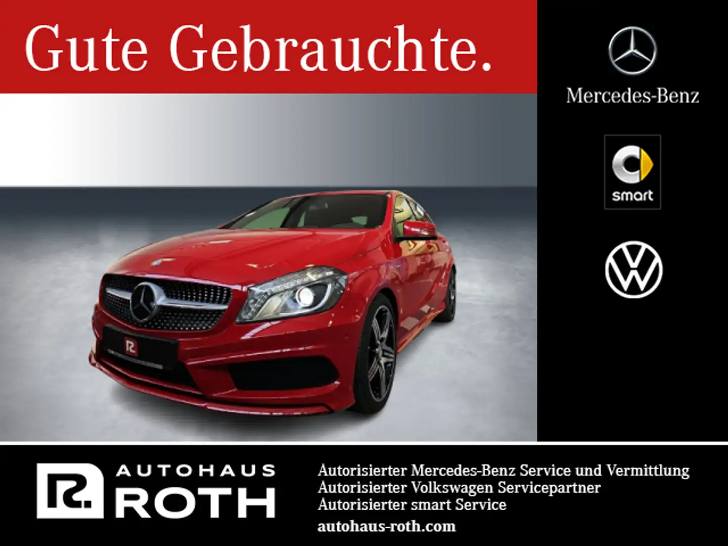 Mercedes-Benz A 250 A 250 Sport 4MATIC AMG Sportmodell Kamera Navi Rouge - 1