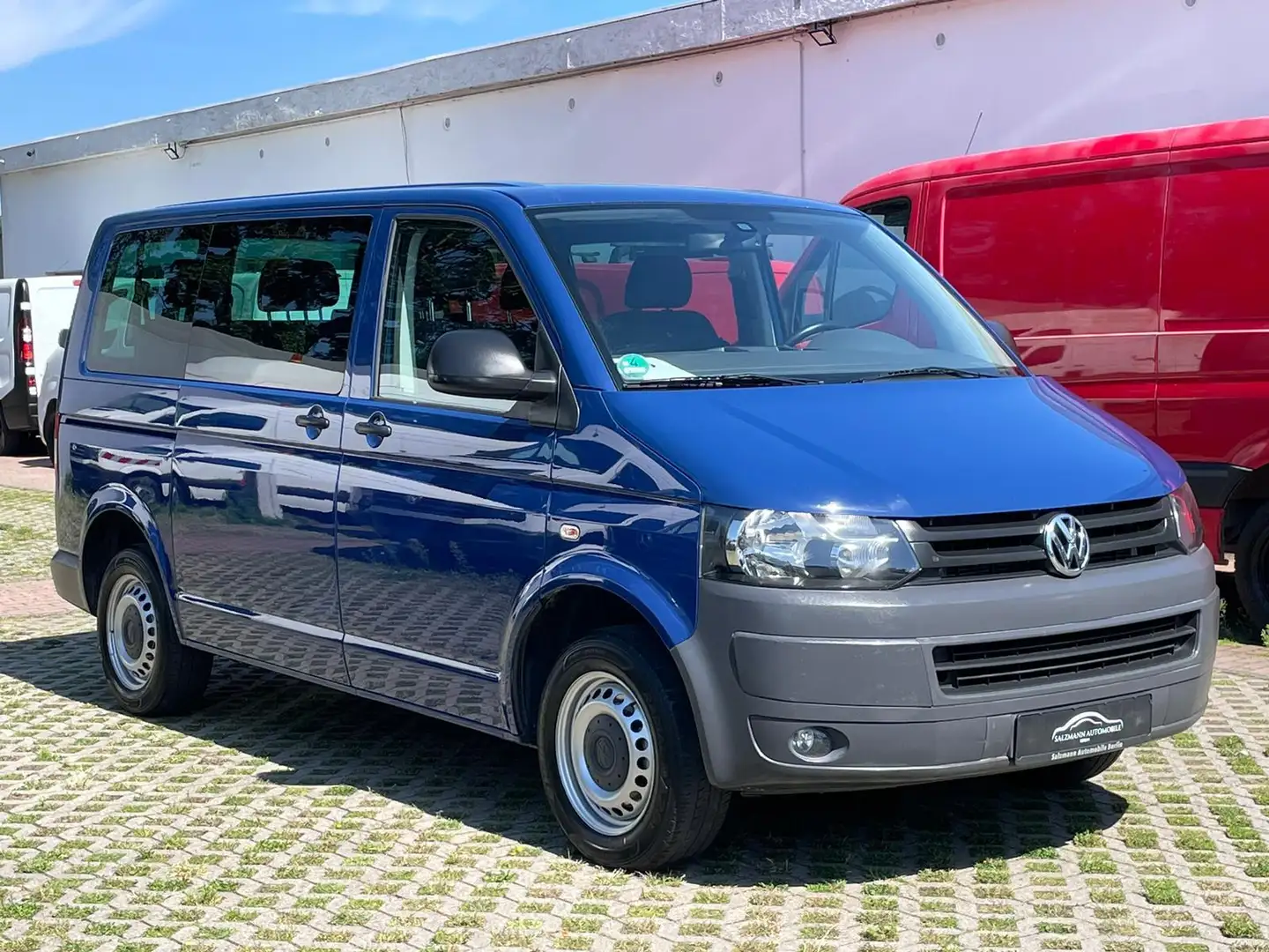 Volkswagen T5 2.0 TDI/8.Sitze/Aut./KLIMA/Temp./1.Hand/TOP Blau - 1