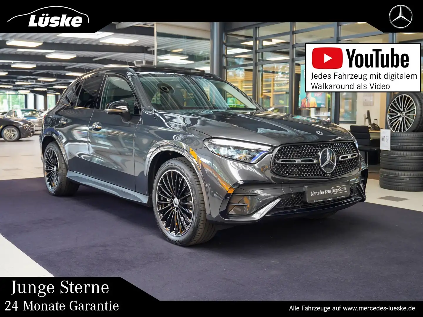 Mercedes-Benz GLC 450 GLC 450 d 4M AMG Line Night Carbon Pano Burmeste Grau - 1