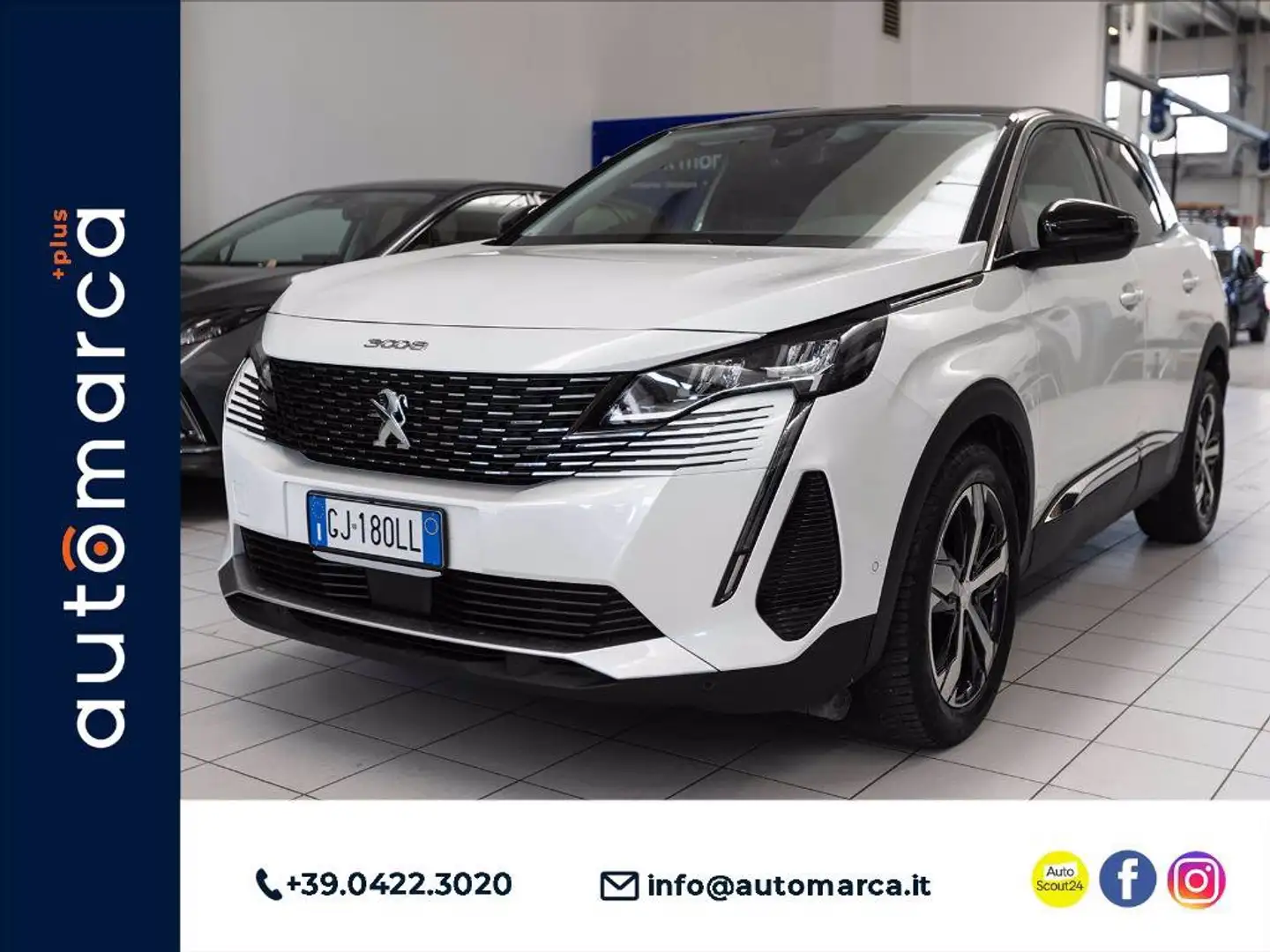 Peugeot 3008 1.5 bluehdi Allure Pack s&s 130cv eat8 Blanc - 1