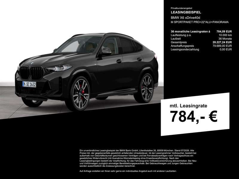 BMW X6 xDrive40d M SPORTPAKET PRO+22"ALU+PANORAMA — photo 3