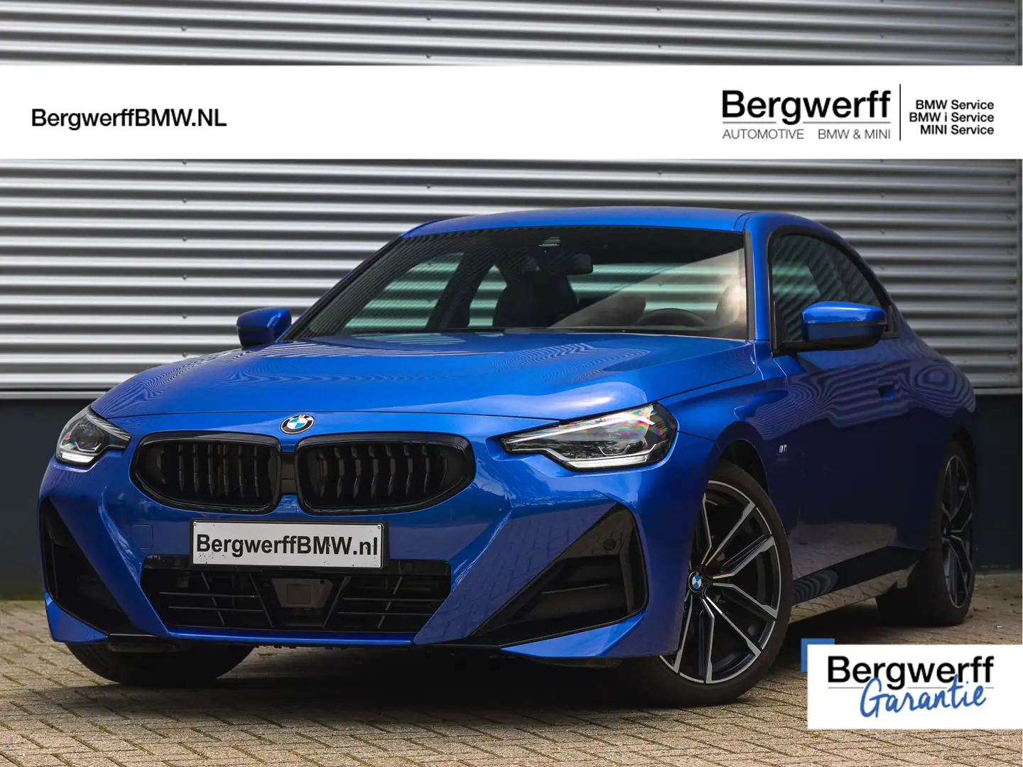 BMW 220 2-serie Coupé 220i M-Sport - Widescreen - ACC - Hi Modrá - 1