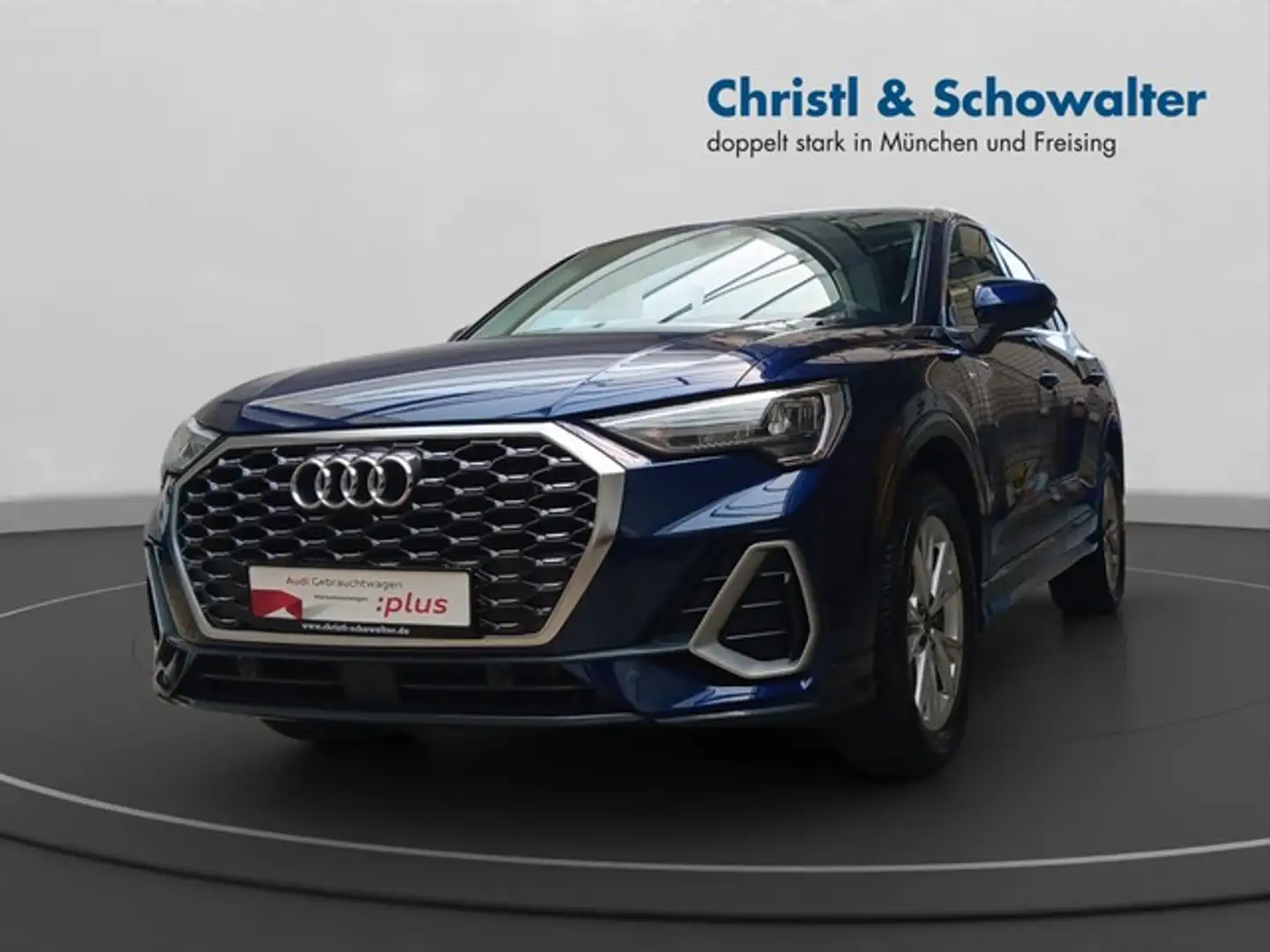 Audi Q3 Sportback 35 1.5 TFSI S line (EURO 6e) Blau - 1