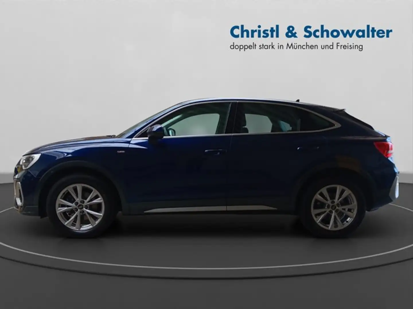 Audi Q3 Sportback 35TFSI S line AHK NAVI ACC RFK PDC Blau - 2