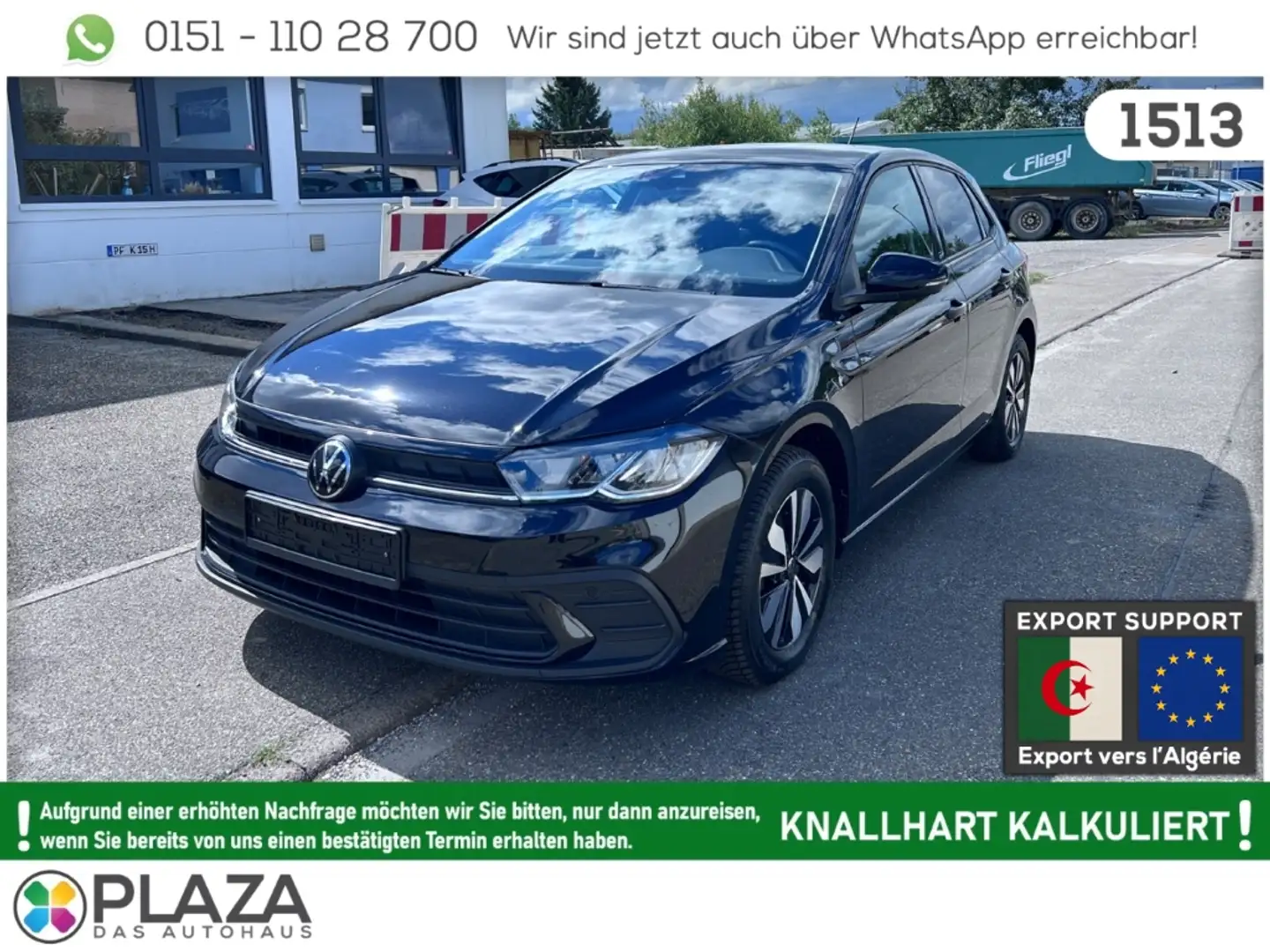 Volkswagen Polo 1.0TSI Move DC NAVI LED PDC SHZ DAB Noir - 1