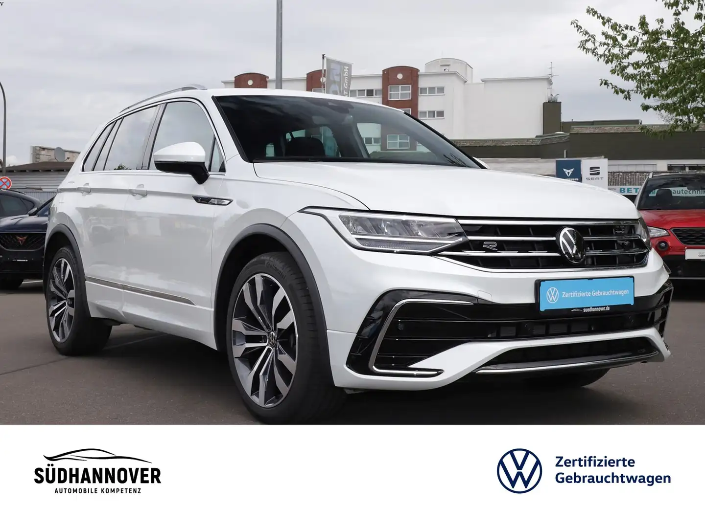 Volkswagen Tiguan R-Line 1.5 TSI DSG AHK+NAVI+STANDH.+PANO Blanc - 2