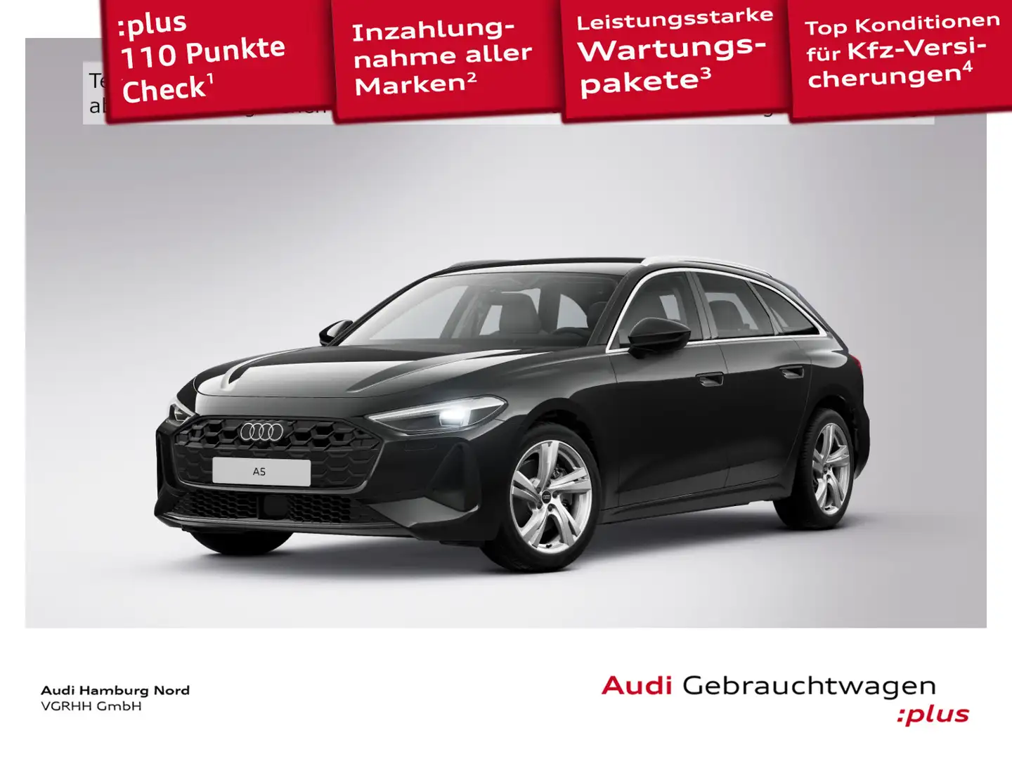 Audi A5 2.0 TFSI S tronic Navi Kamera ACC Sound Schwarz - 1