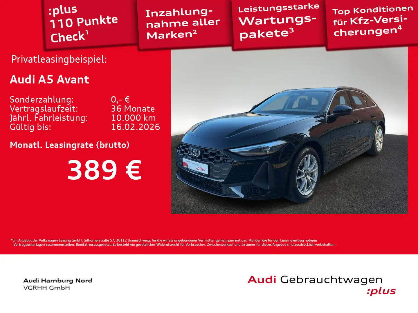 Audi A5 2.0 TFSI S tronic Navi Kamera ACC Sound Schwarz - 1