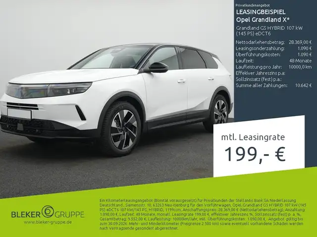 Opel Grandland X Grandland GS HYBRID 107 kW (145 PS) eDCT6