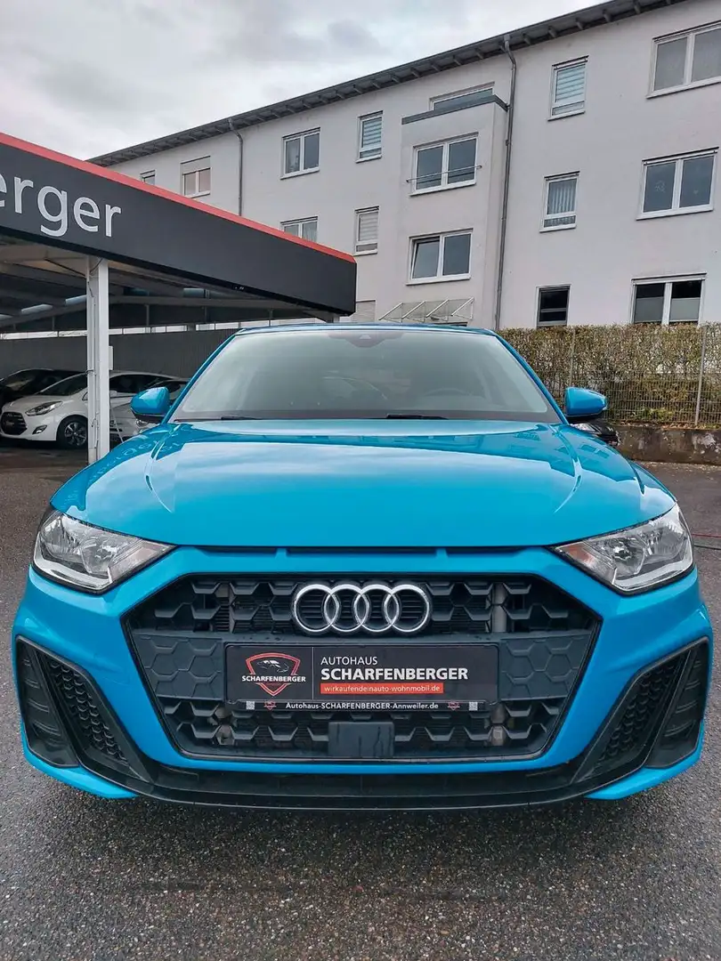 Audi A1 Sportback 30 TFSI S line+Keyless+Allwetter Bleu - 2