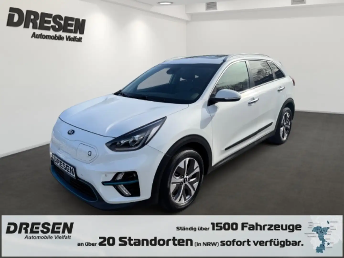 Kia Niro SPIRIT 64kWh 150 NAVI,DAB,KLIMA,WÄRMEPUMPE,SITZHZG Weiß - 1