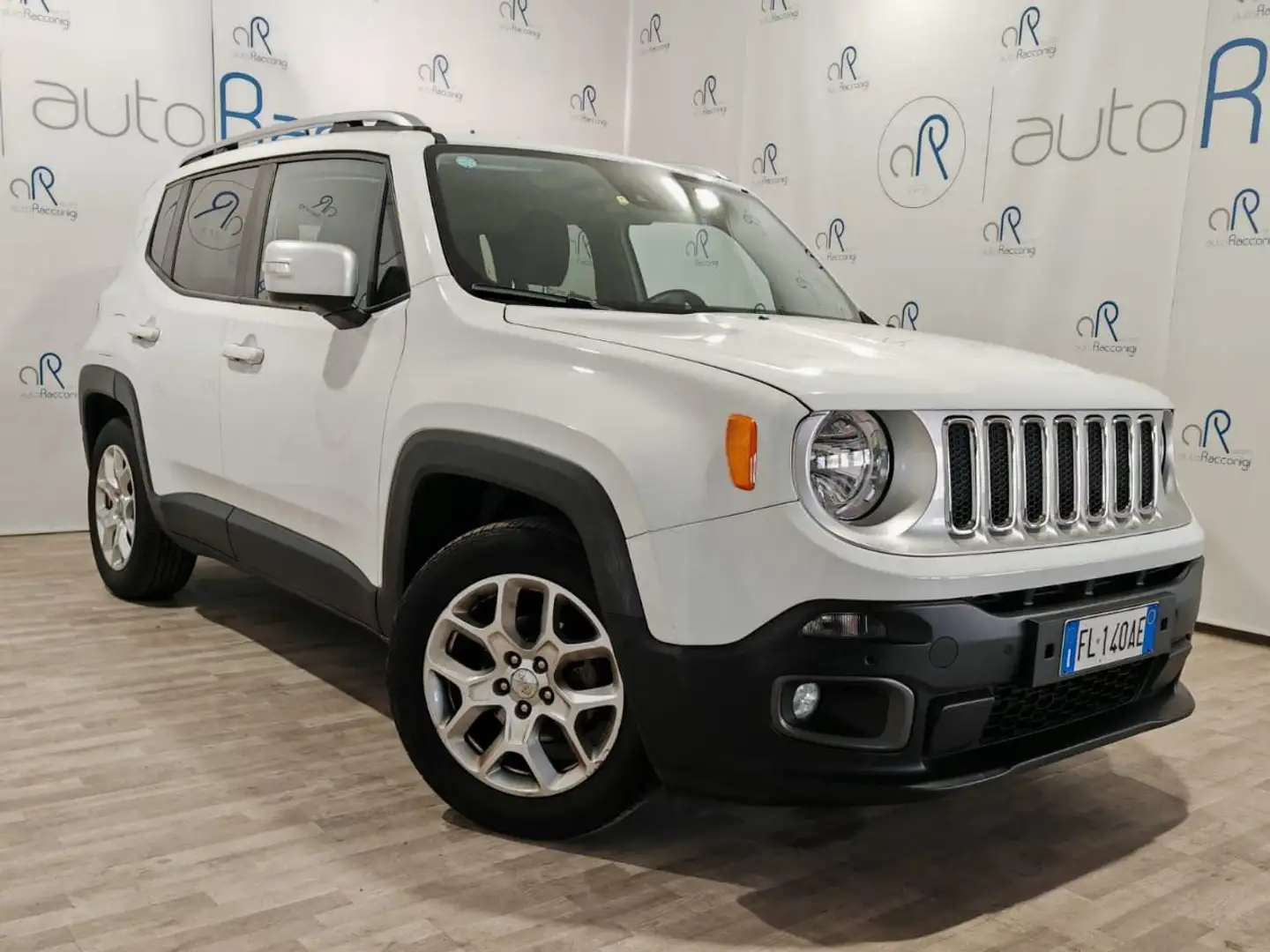 Jeep Renegade 1.6 mjt Limited fwd 120cv - Navi/sensori ant/post Bianco - 2