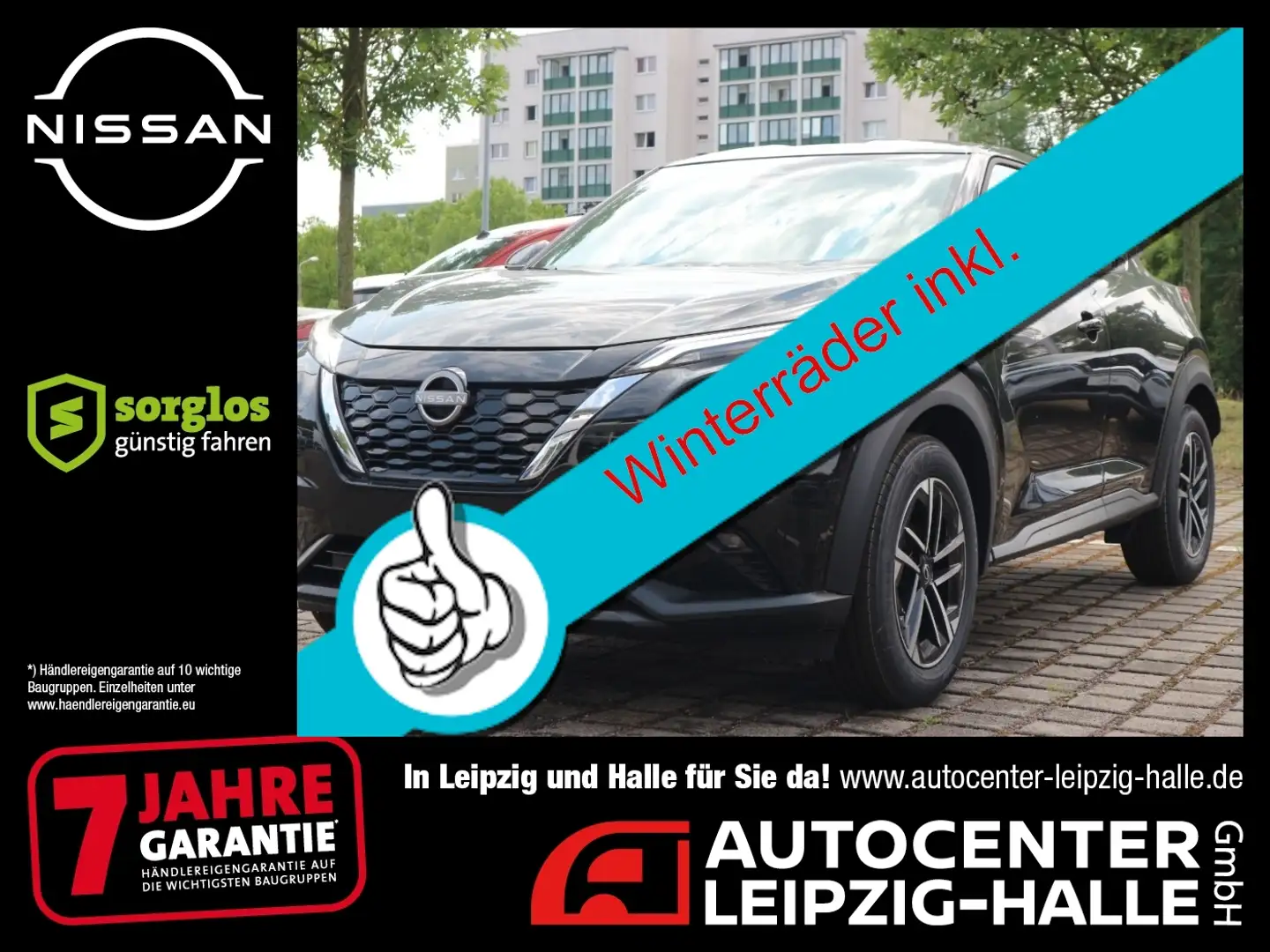 Nissan Juke N-CONNECTA 1.0 DIG-T 6MT Winterräder inkl. Schwarz - 1