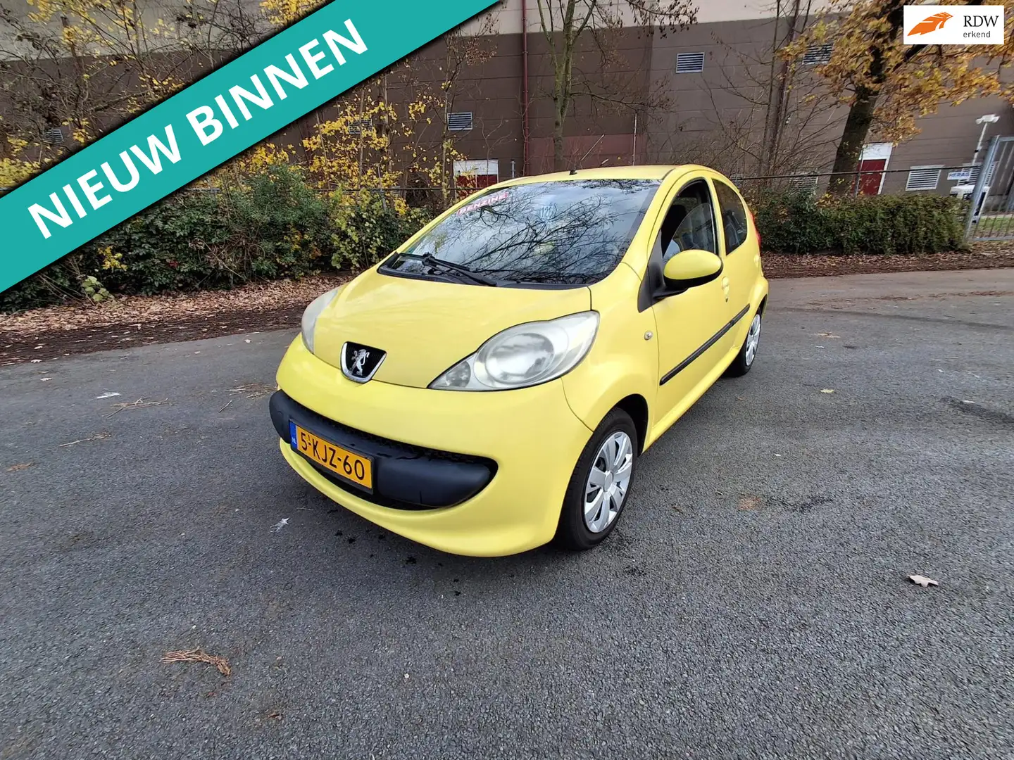 Peugeot 107 1.0-12V XS LEUKE AUTO RIJDT EN SCHAKELT GOED Geel - 1