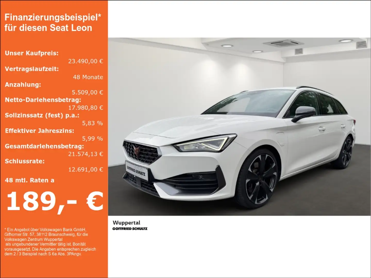 SEAT Leon VZ 1.4 e-TSI SP DSG LED NAVI SHZ PDC LM Weiß - 1