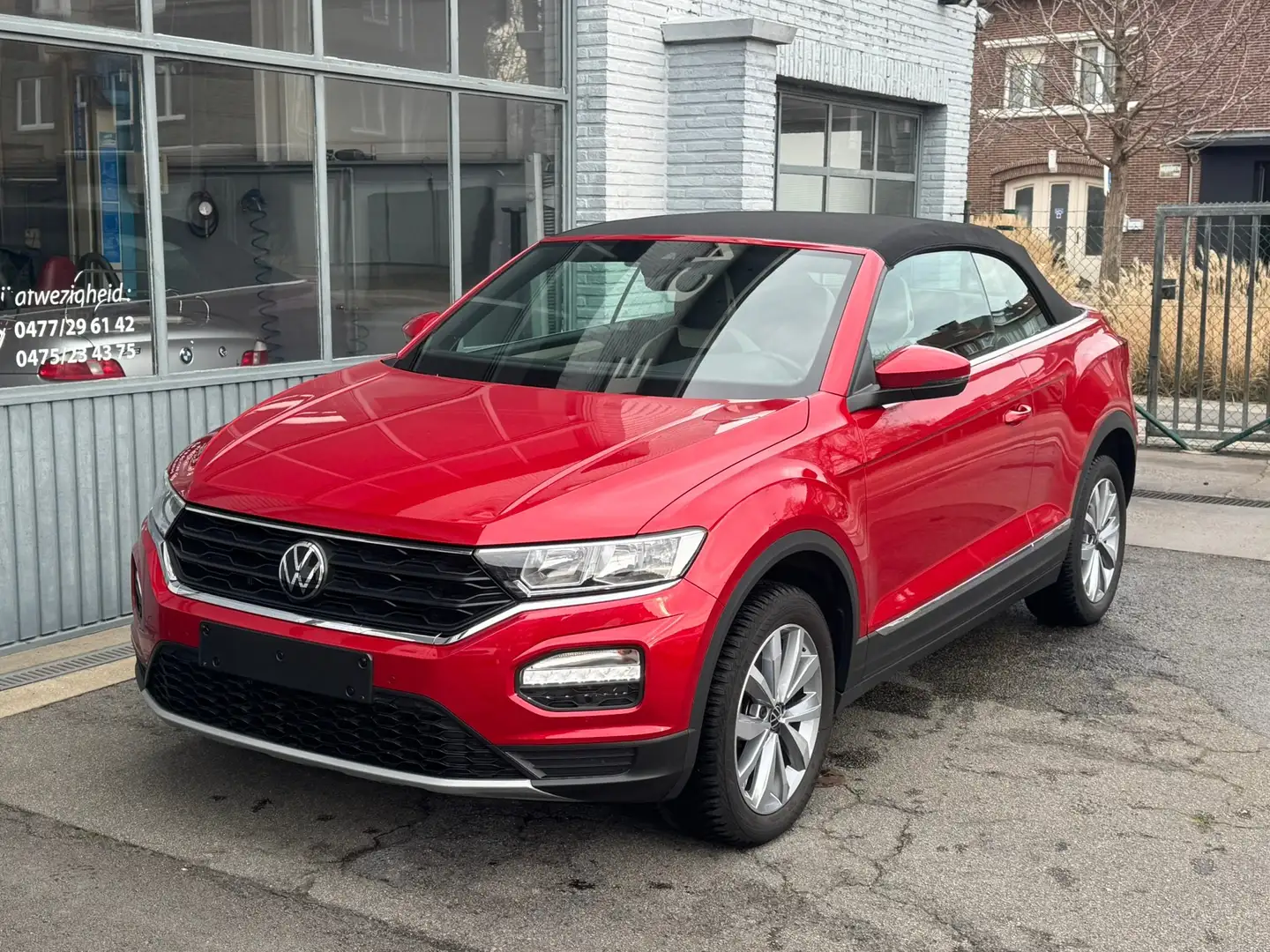 Volkswagen T-Roc 3x T-Roc Cabriolet 1.5 TSI Style Cuir 32.000kms Rouge - 2