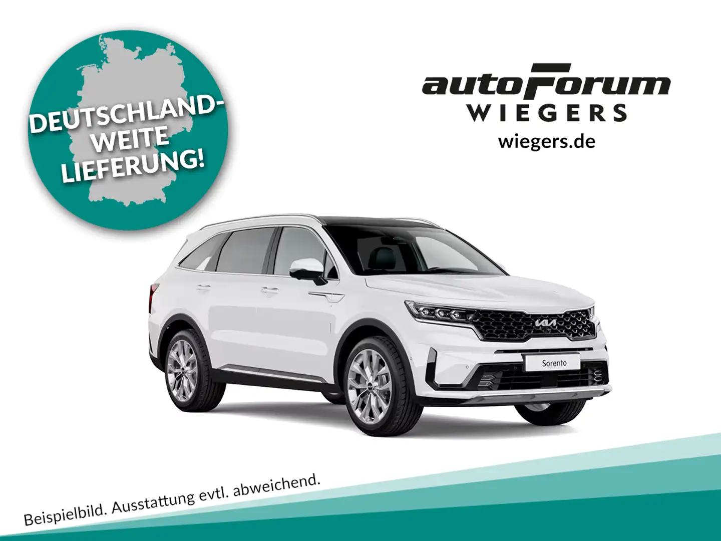 Kia Sorento 2.2 CRDi DCT AWD 5-Sitzer - Vision -Bestellfahrzeu Weiß - 1