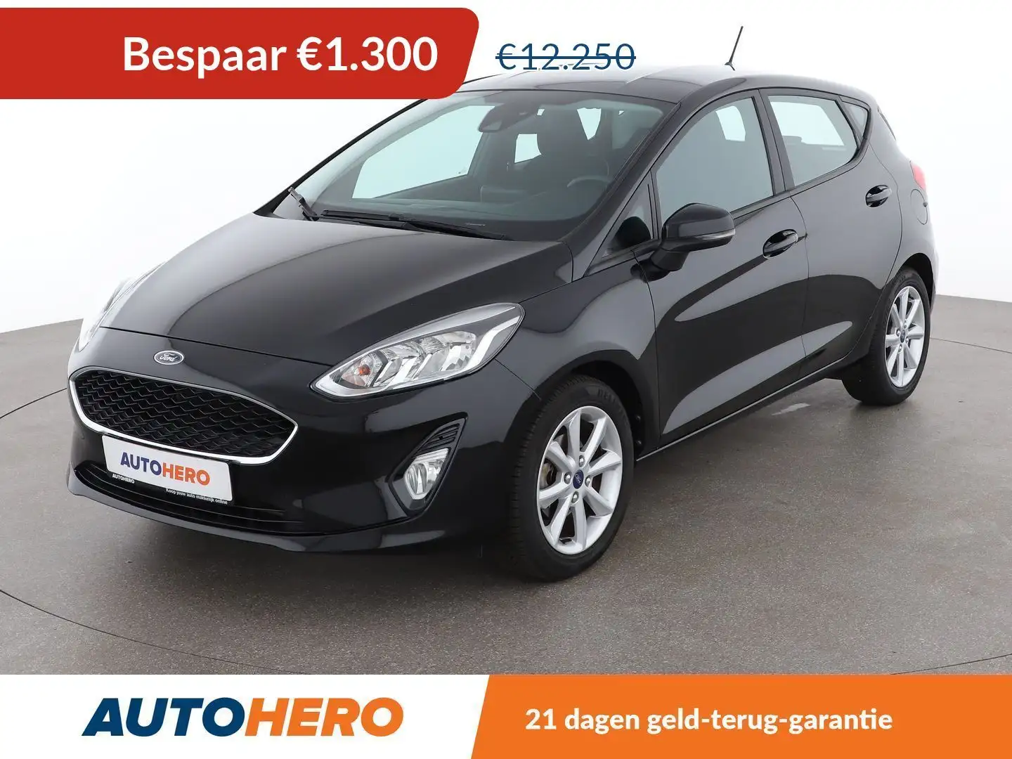 Ford Fiesta 1.1 Cool&Connect Zwart - 1