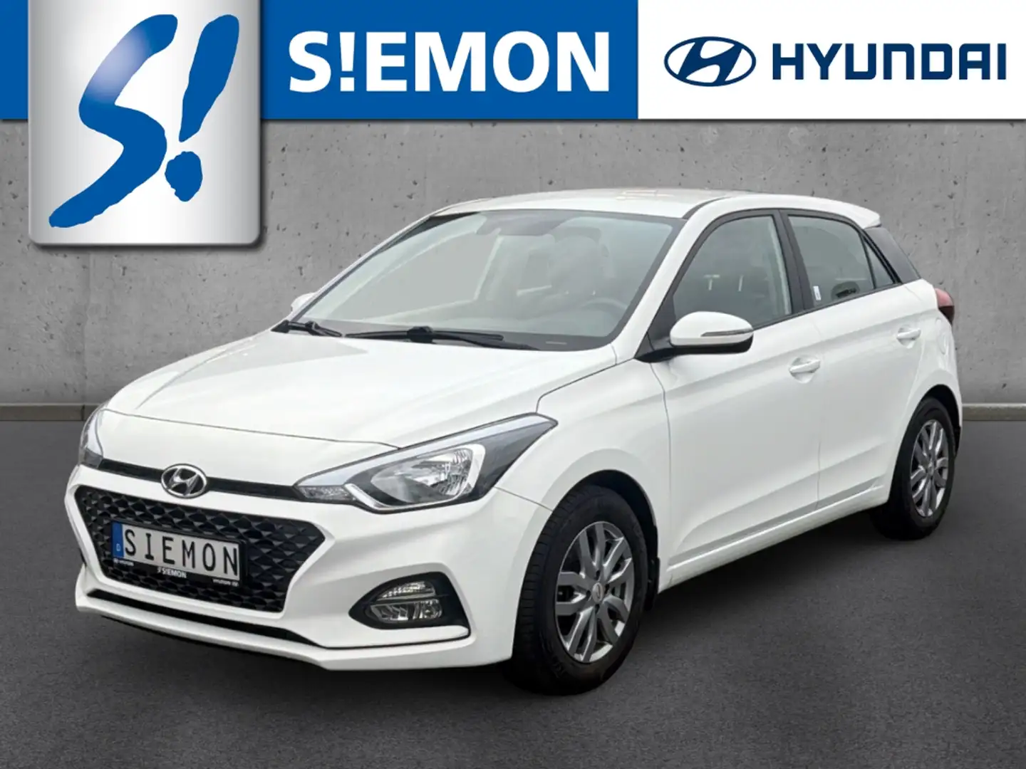 Hyundai i20 1.0 T-GDI DCT Trend Klima SHZ LHZ PDC Blueto Weiß - 1
