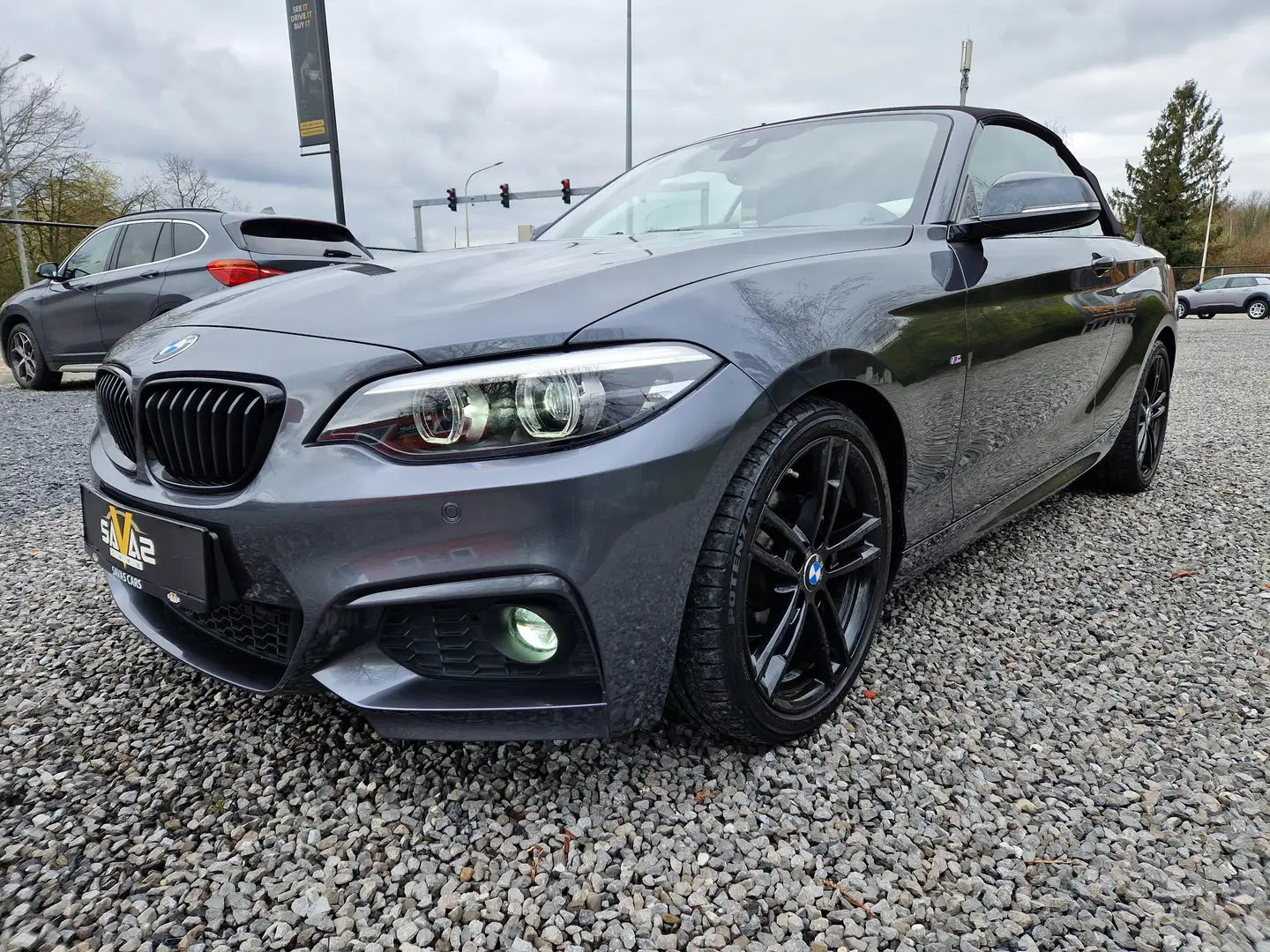 BMW 218 dA AdBlue (EU6d-TEMP) M SPORT/RFT/LED Grijs - 2